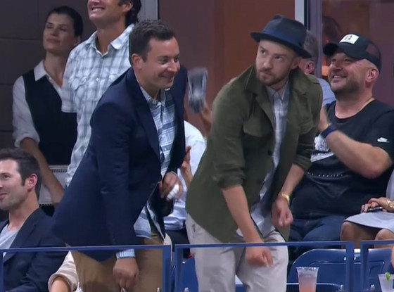 Jimmy Fallon, Justin Timberlake, US Open Jimmy Fallon, Justin Timberlake, US Open
